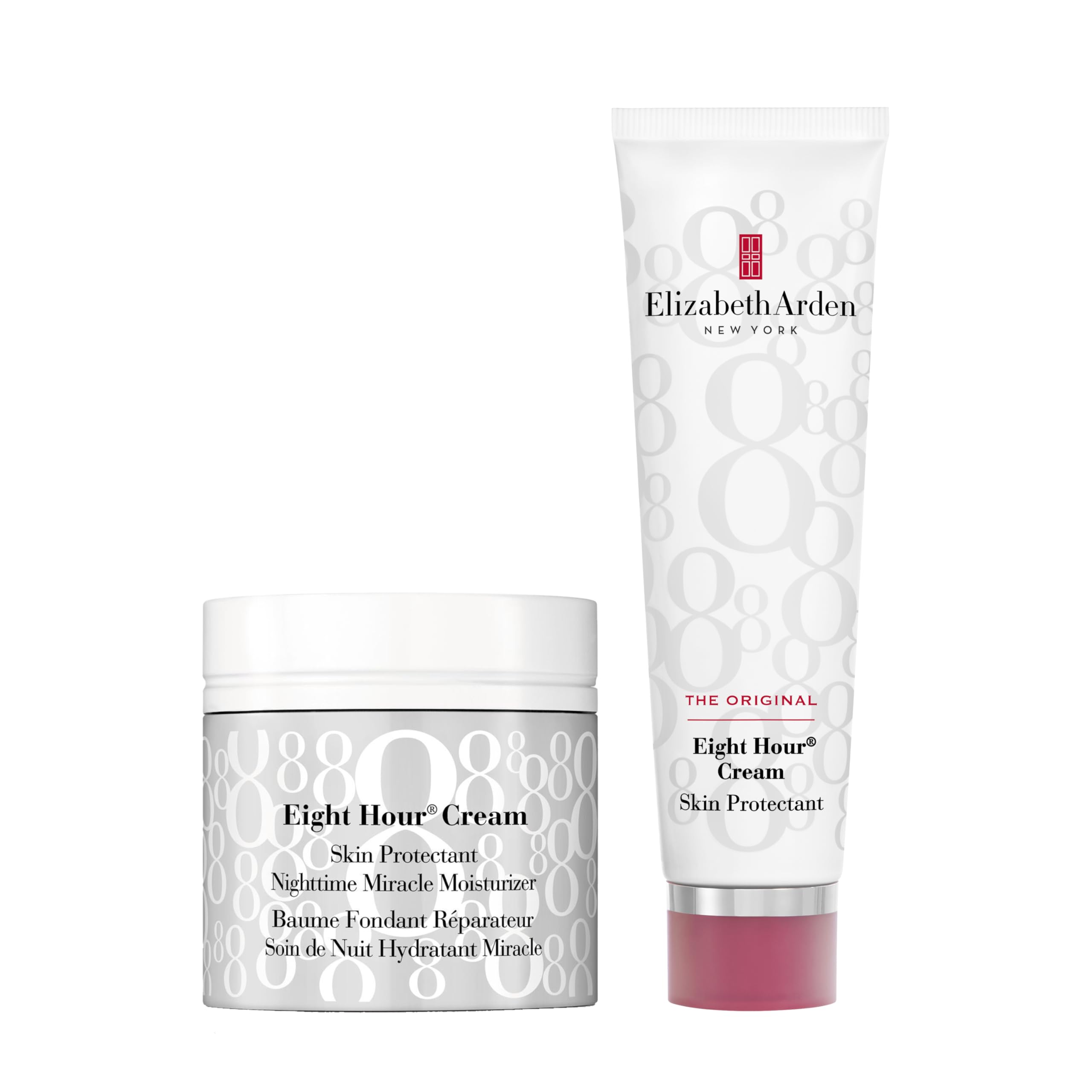 Elizabeth Arden Eight Hour Cream, Skin Protectant, intensive Feuchtigkeitscreme für Gesicht & Eight Hour Cream – Skin Protectant Nighttime Miracle Moisturizer
