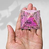 Vista 372 de Amazing Gemstone Amethyst Pyramid Crystal Healing Stones - 2" Great Pyramid Figurine of Natural Stone Pyramid for Meditation, Reiki, Chakra