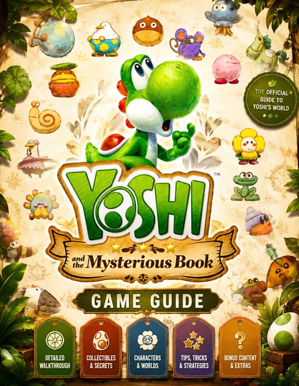 GAME GUIDE FOR YOSHI AND THE MYSTERIOUS BOOK: Unofficial Guide: Complete Walkthrough, Tips, Secrets, Boss Strategies, and Collectibles