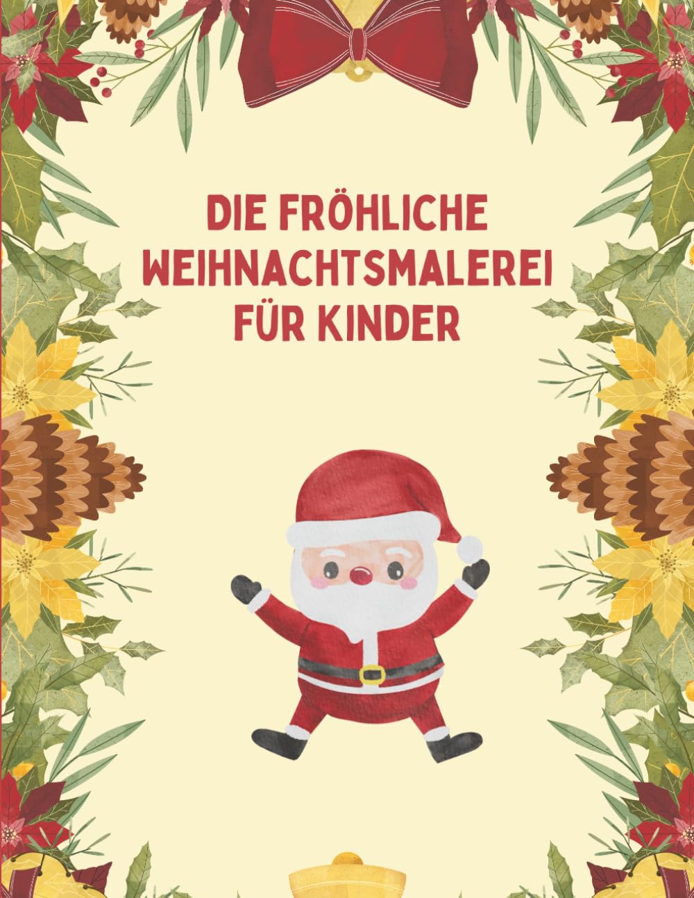 Die fröhliche Weihnachtsmalerei für Kinder