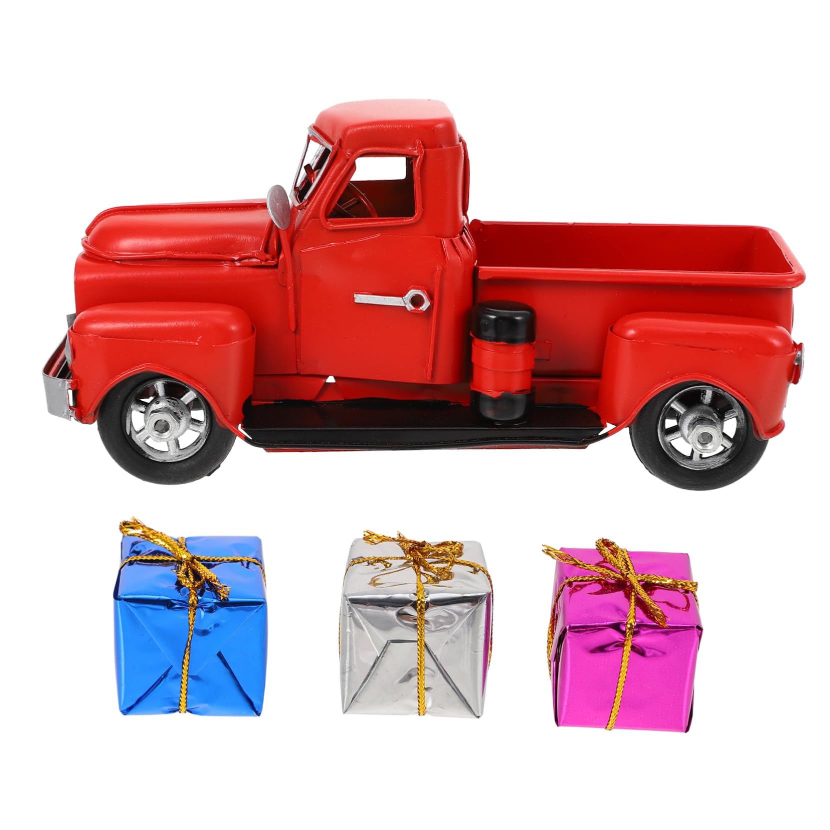 Amazon｜NOLITOY シー赤い製ピックアップトラック ヴィンテージ風