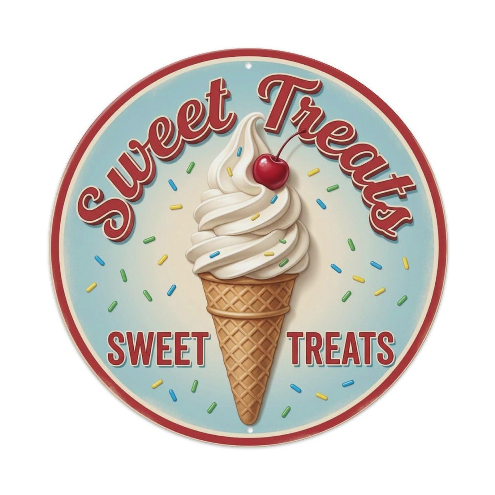 Sweet Treats Vintage Decor 5 Metal Tin Sign