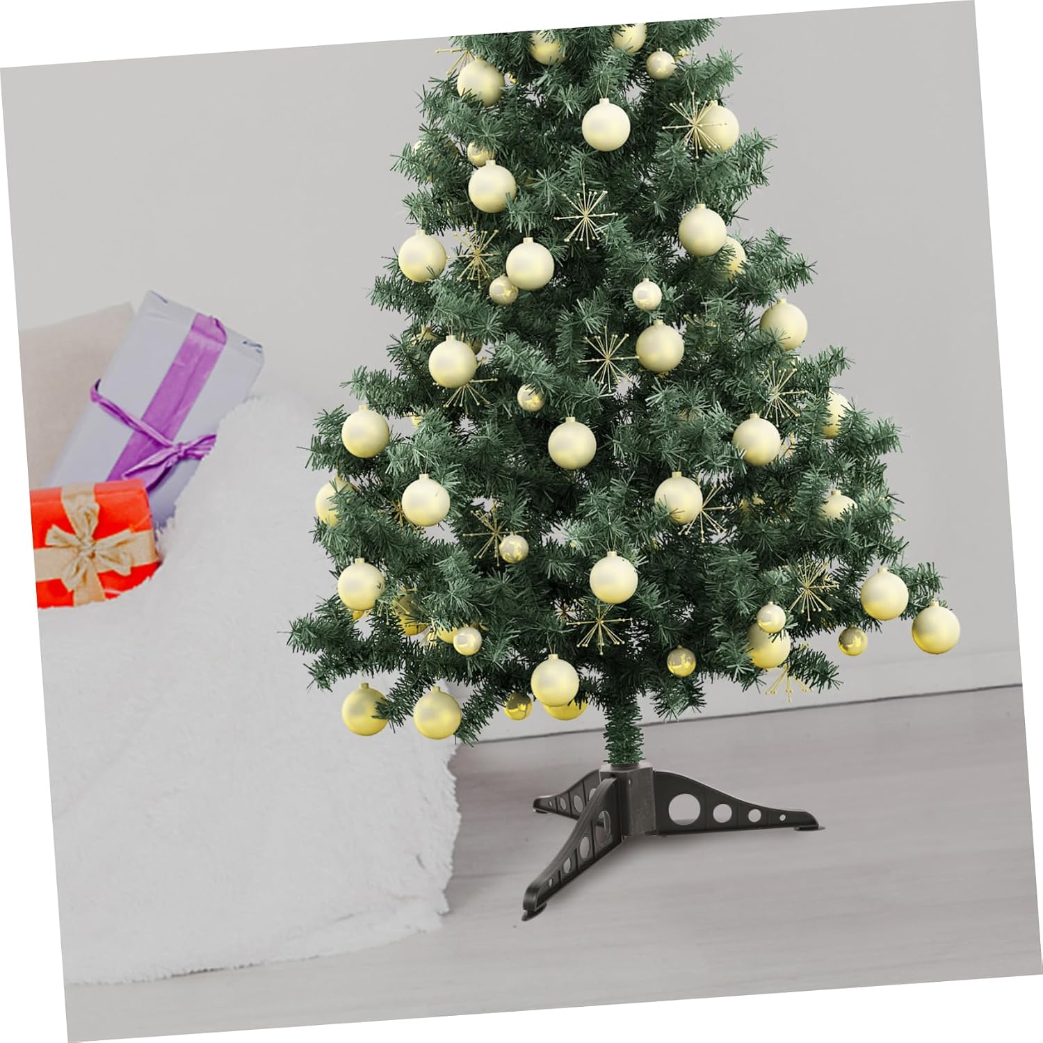 Artificial Christmas Tree Stand Base 1.2m Detachable ABS Green