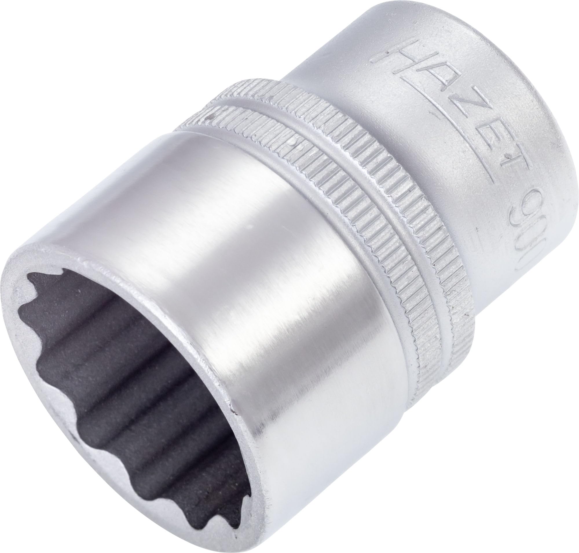 HAZET 900Z-23 41.5 mm 12-Point Traction Profile Socket - Chrome-Plated/Polished, 23 mm