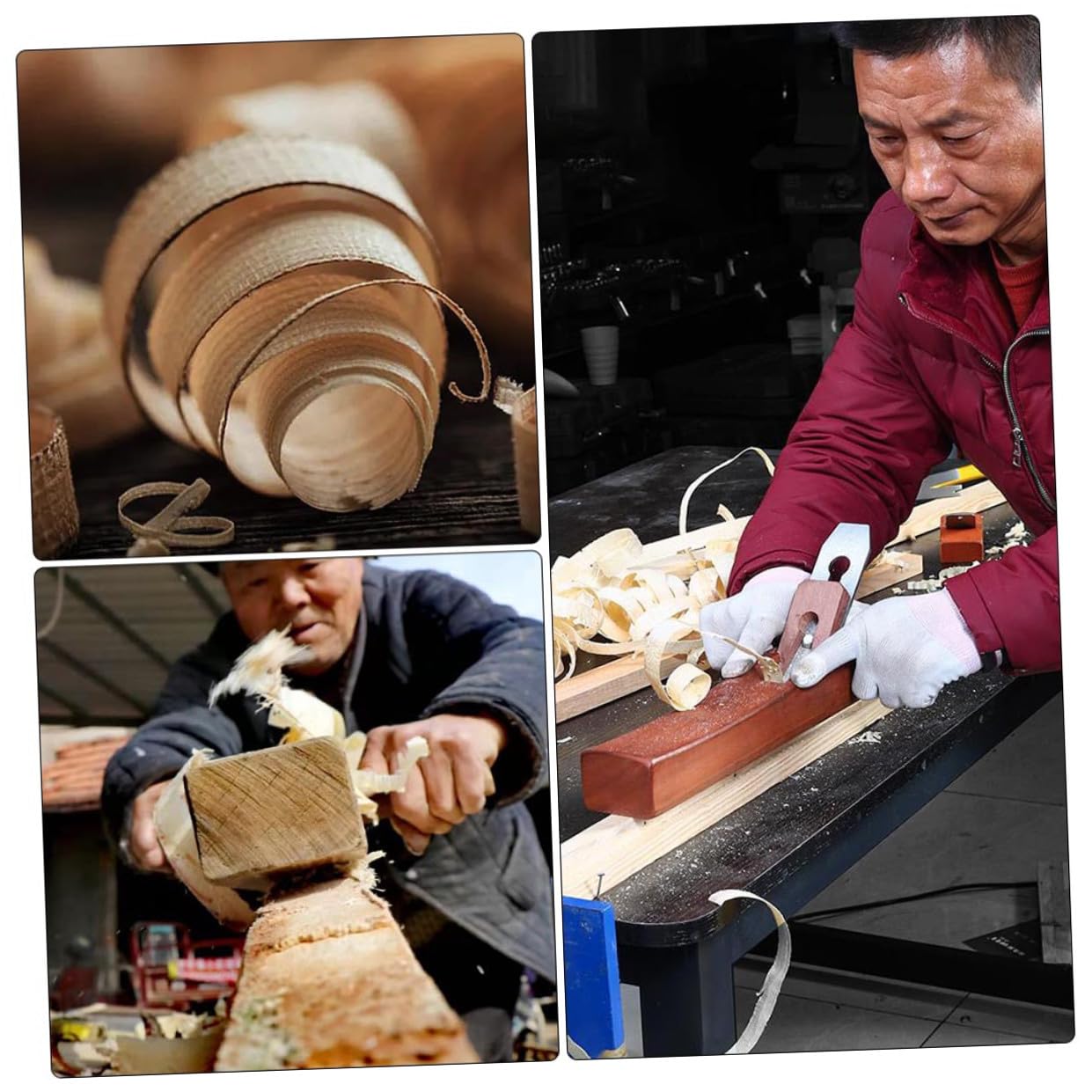 Pialla Robusta, per Legno Acciaio Manuale in Falegnameria | Ergonomia Curata, Alta Durezza e Resistenza All'usura, per Lavorazione Legno