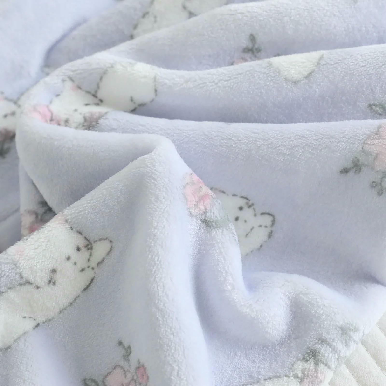 Pigiama Set di da Donna Invernale con Pile Ispessita E Flanella Calda Cartone Animato Abbigliamento Casa Comodo-03-1xl