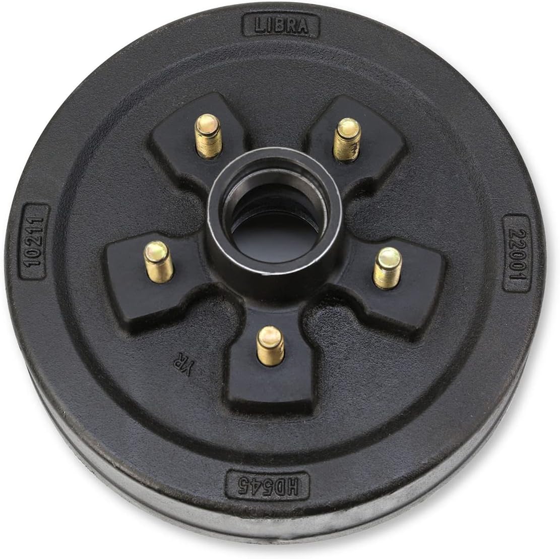 Trailer Brake Hub And Drum, 10 In, 5 On 4.5 - 3,500 Lb - Foto 4