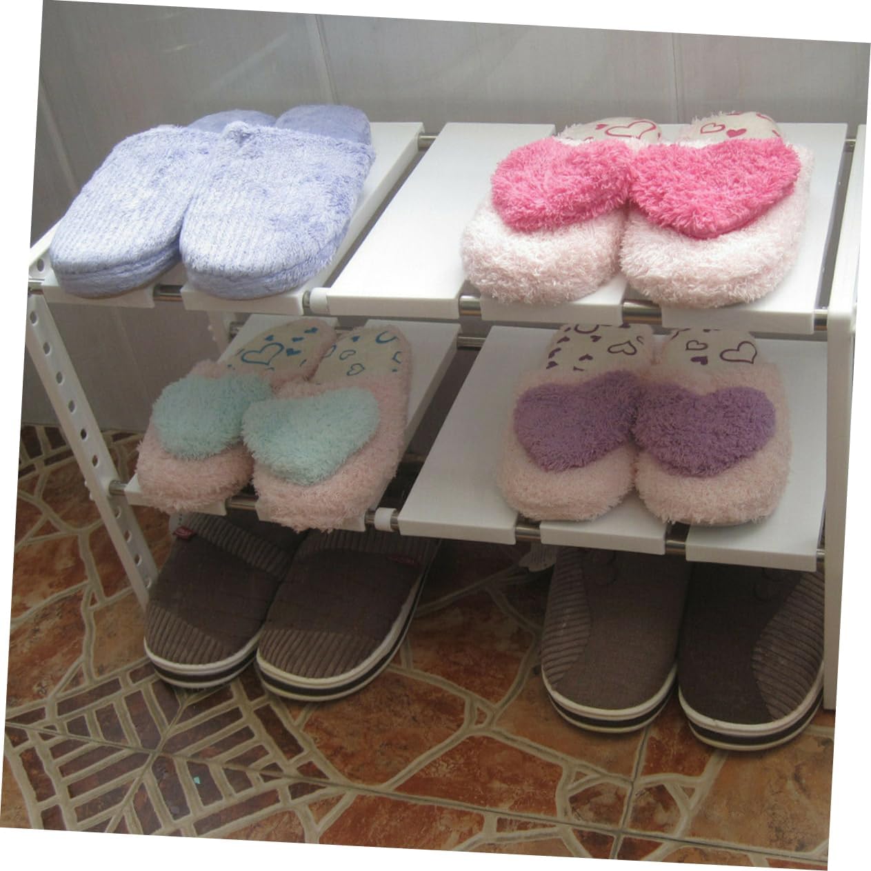 Mikinona 1pc under Sink Storage Rack Removable Kitchen Shelf Organizer for Cabinets Countertops and Pantry Easy Assembly Multi-purpose Tidy Unit Disassemblable Panels