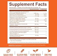 Vista 5 de GOBIOTIX Vitamina C - Suplemento de apoyo de defensa inmunológica - Potenciador de bienestar en polvo de inmunidad - Superalimento vegano - Baya