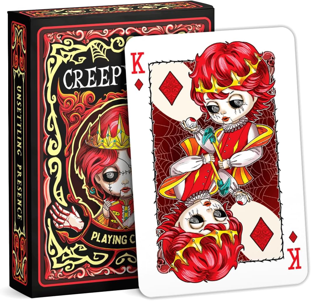99FOX Creepy Doll Playing Cards for Adults Friends Family Game Nights Collections