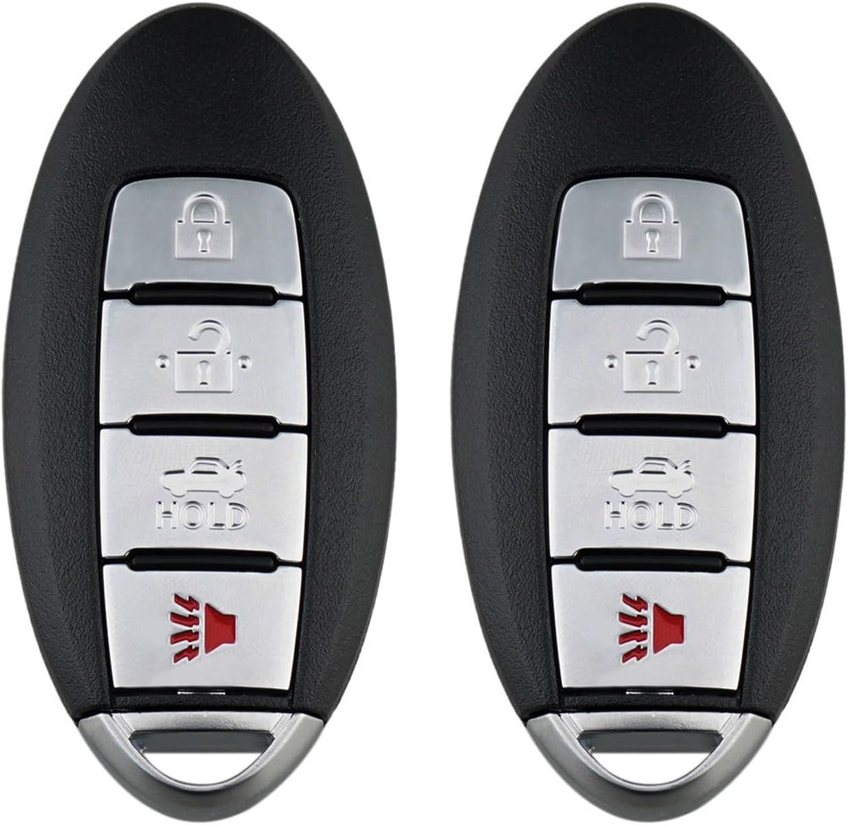 Key Fob Replacement for 2014 2015 2016 Nissan Rogue KR5S180144106 433MHz 4 Buttons (Set of 2)