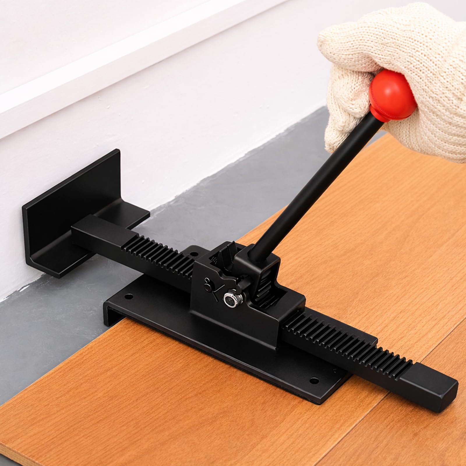 Heavy Duty Ratcheting Hardwood Floor Jack Tool for Wood, Laminate & Vinyl Flooring,Flooring Jacks for Hardwood Floors, Professional Board Tightening &