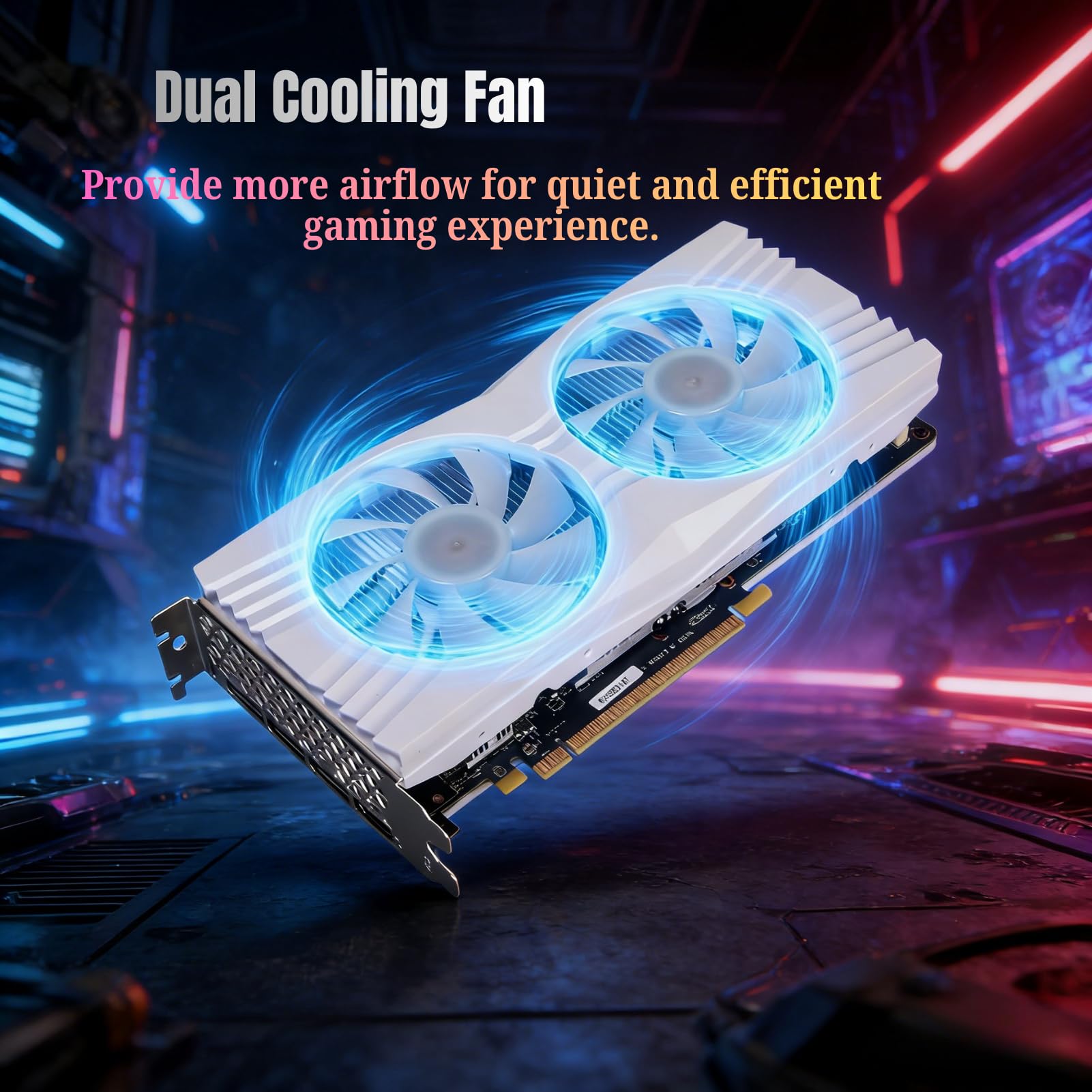 Dual Radeon RX 580 8G GDDR6 Gaming Grafikkarte Büro 256Bit Computer Grafikkarte(AMD) 1284MHz GPU 2048SP PCI Express 3.0×16 für PC Gaming Büro mit 3 x DP,​ 1 x HD-Multimedia-Schnittstelle