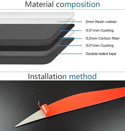 Miniatura 2 de iJDMTOY Cubiertas de cejas de luz iluminadora de fibra de carbono real negra brillante compatibles con Honda Civic Sedan/Hatchback/Coupé 2016-21