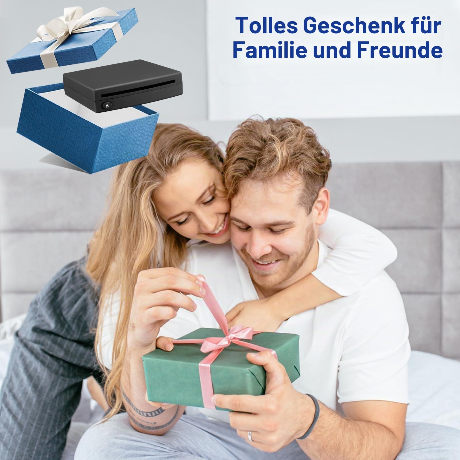 USB 2.0-Schnittstelle Autoradio CD/DVD Dish Box Player Externe Stereoanlage, Auto Radio CD/DVD Player Extern für Android Stereo Schnittstelle USB Anschluss für Auto Hause (Alte Version)