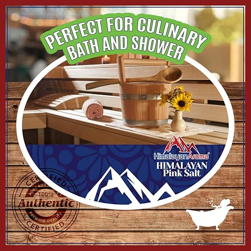 Miniatura 4 de Sal rosa del Himalaya gourmet 5 libras grano grueso para molinillos y molinos sal de baño sal marina sal rosa del Himalaya minerales esenciales y
