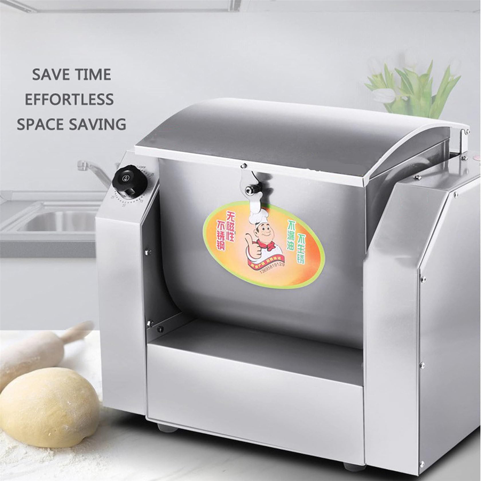 Impastatrice Professionale Per Farina Con Capacità Di 3/5 Kg Per Pasta, Impastatrice Elettrica, Impastatrice Per Farina, Impastatrice Automatica Per Farina, Macchina Professionale 30-50 Kg/H,110V
