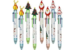 Maydahui Christmas Multicolor Ballpoint Pens for Adults and Kids