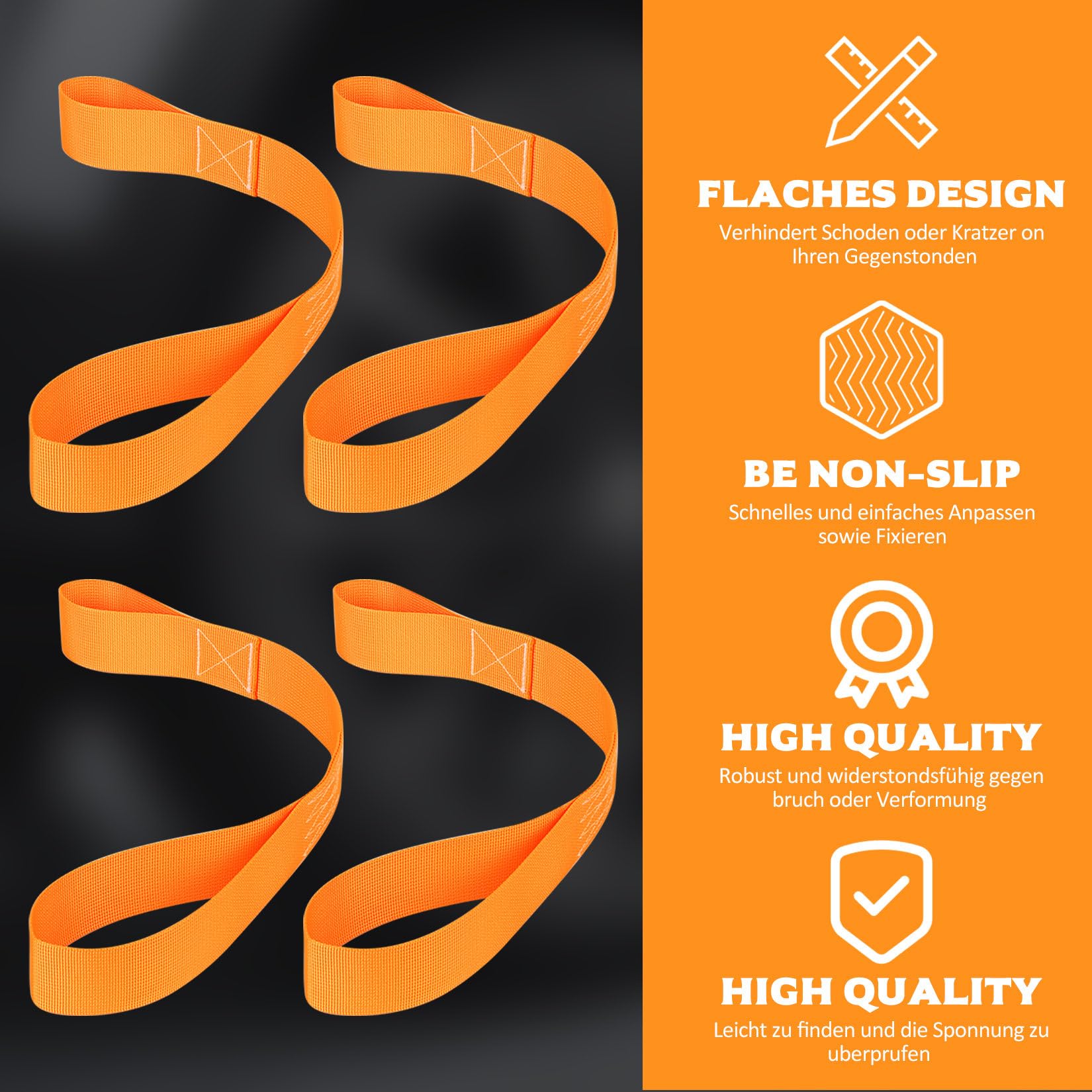 10 Passanti Per Cintura 2000 Kg Doppio Passante Cinghia Di