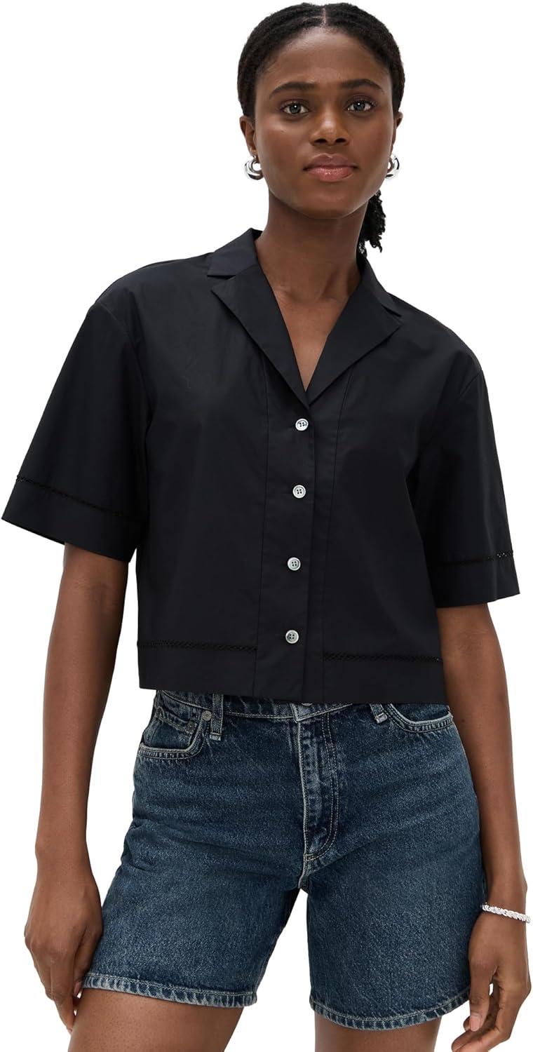 Theory Women's Boxy Lapel Shirt