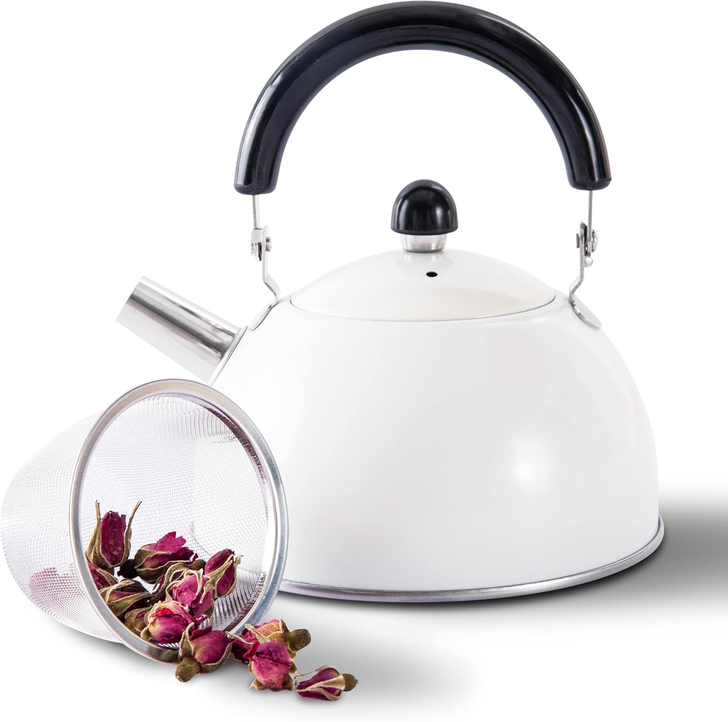 ROCKURWOK Teapot with Infuser, 27 Oz Small Teapots for