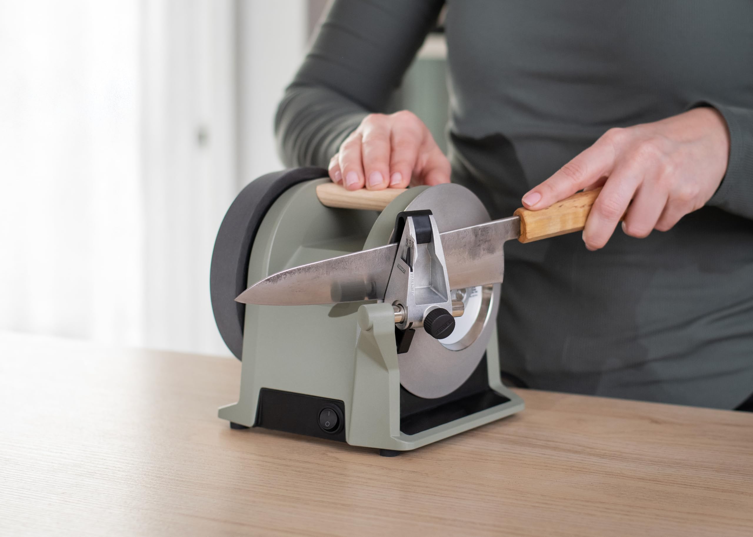 Tormek T-1 Kitchen Knife Sharpener EUR Version Messerschleifmaschine für Hobbyköche