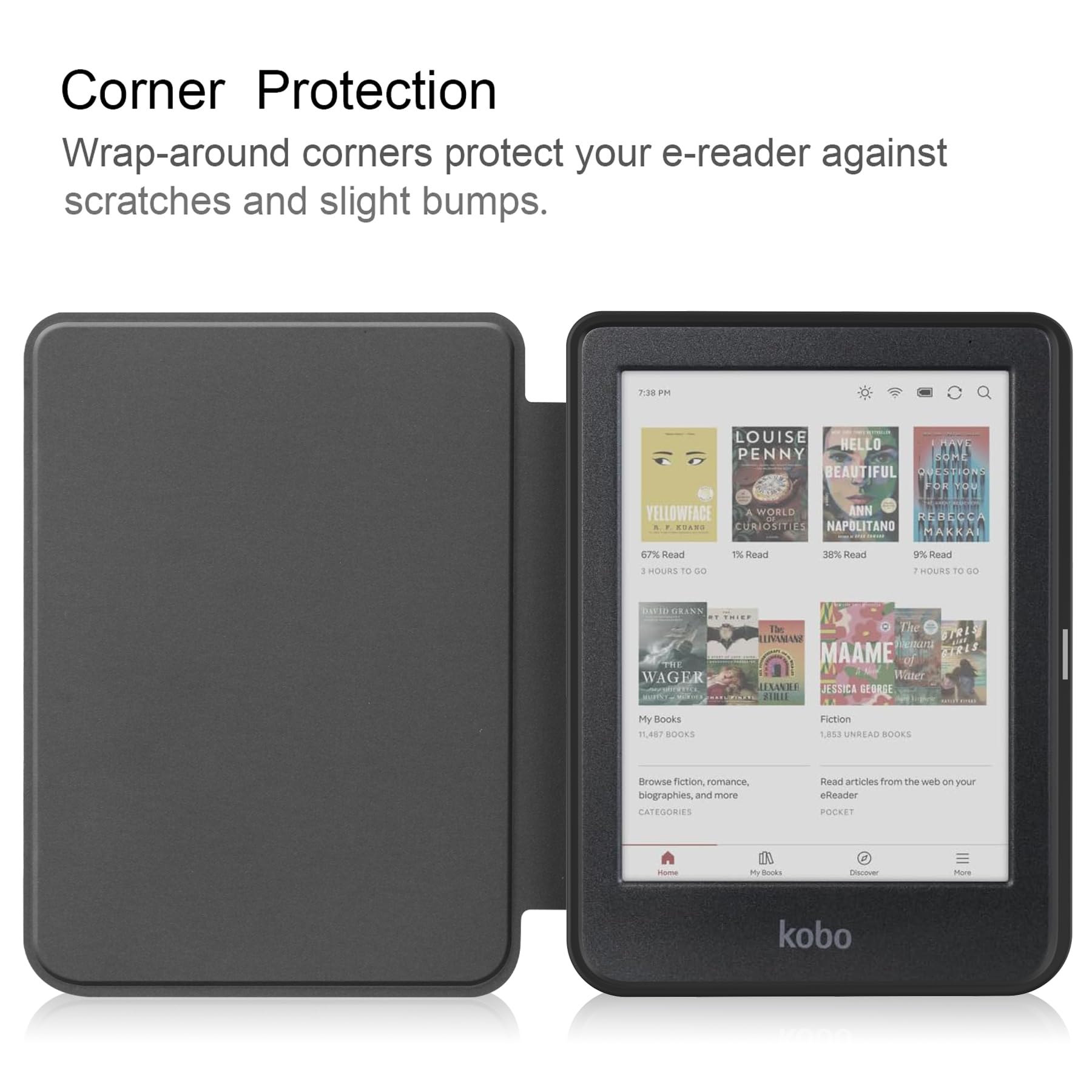 Amazon.co.jp: Kobo Clara Colour BW 6.0インチ電子書籍ケースに適した