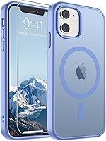 Vista 1 de SUPFINE Funda magnética para iPhone 11 con protector de pantalla (compatible con MagSafe) (protección contra caídas de grado militar), translúcida