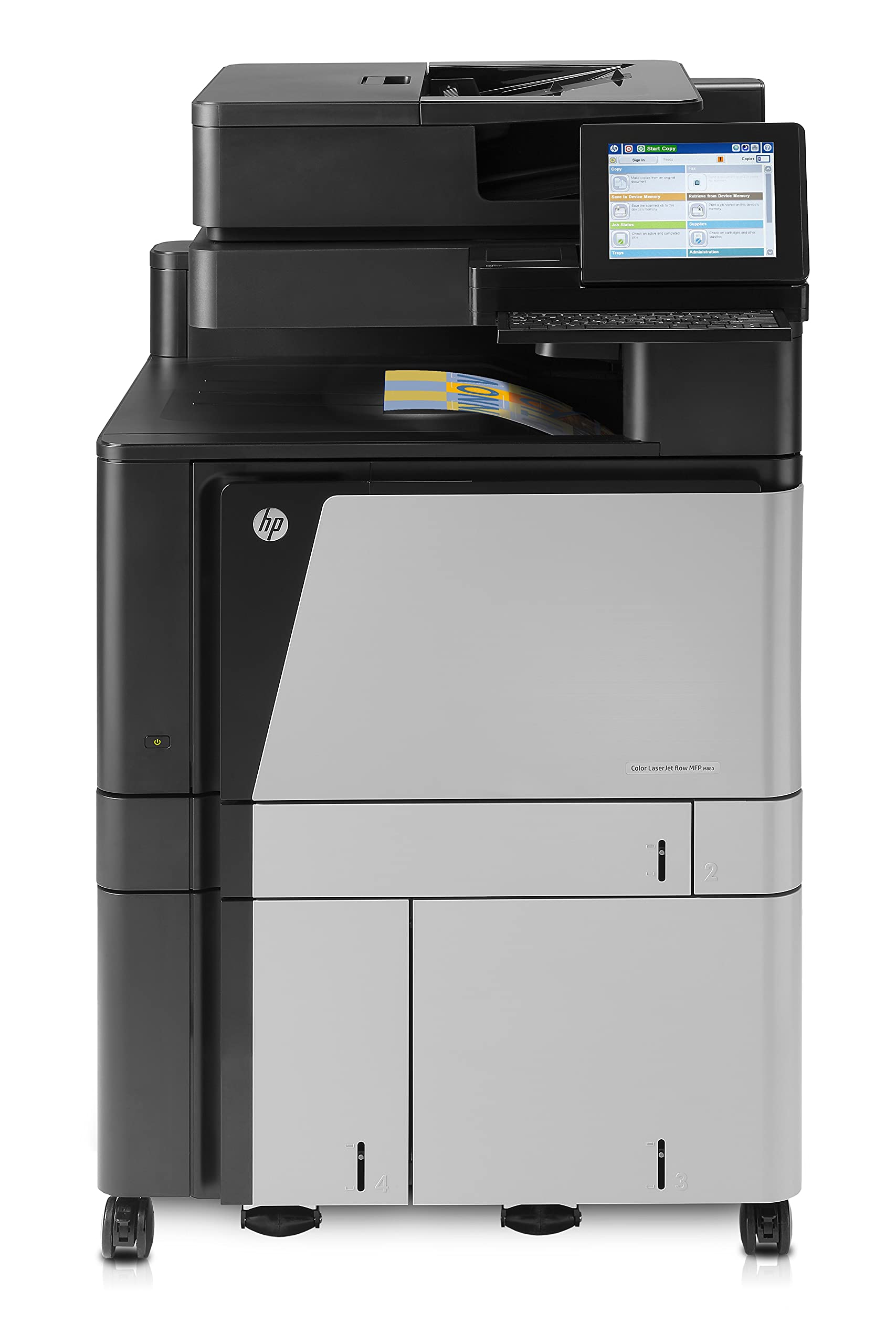 HP Color LaserJet MFP M880Z+/W Multifunzione Laser a a Colori, Funzione Stampa/Copia, Formati Supportati A3