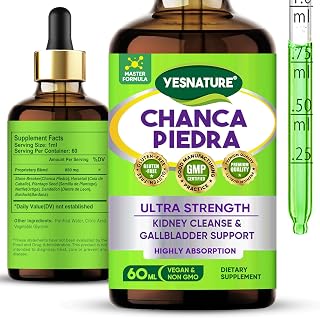 Zooawa Chanca Piedra-Kidney & Gallbladder Cleanse Support | Wild Organic Herbal Extract | Stone Breaker Formula | Vegan, Alcohol-Free, Sugar-Free | 2 Fl Oz