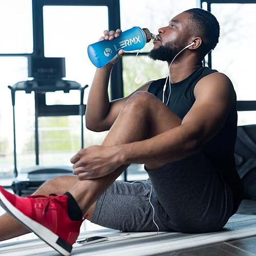 Miniatura 6 de LERMX Quick Grip Chill - Botella de agua suave de TPU de 22 onzas  22.0 fl oz, paquete de hidratación, sin BPA, para correr, senderismo, ciclismo,