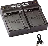 Vista 6 de BM Premium Cargador de batería dual LP-E12 para cámaras Canon EOS-M, EOS M2, EOS M10, EOS M50, EOS M50 II, EOS M100, EOS M200, SX70 HS, Rebel SL1