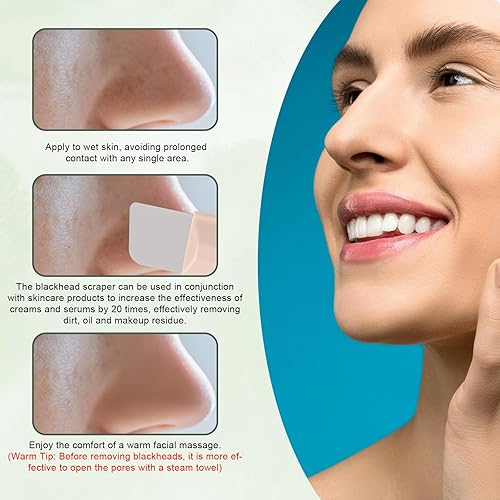 Miniatura 5 de Raspador de silicona para eliminar puntos negros, extractor de espátula de limpieza profunda para limpieza facial y de piel, herramienta de limpieza