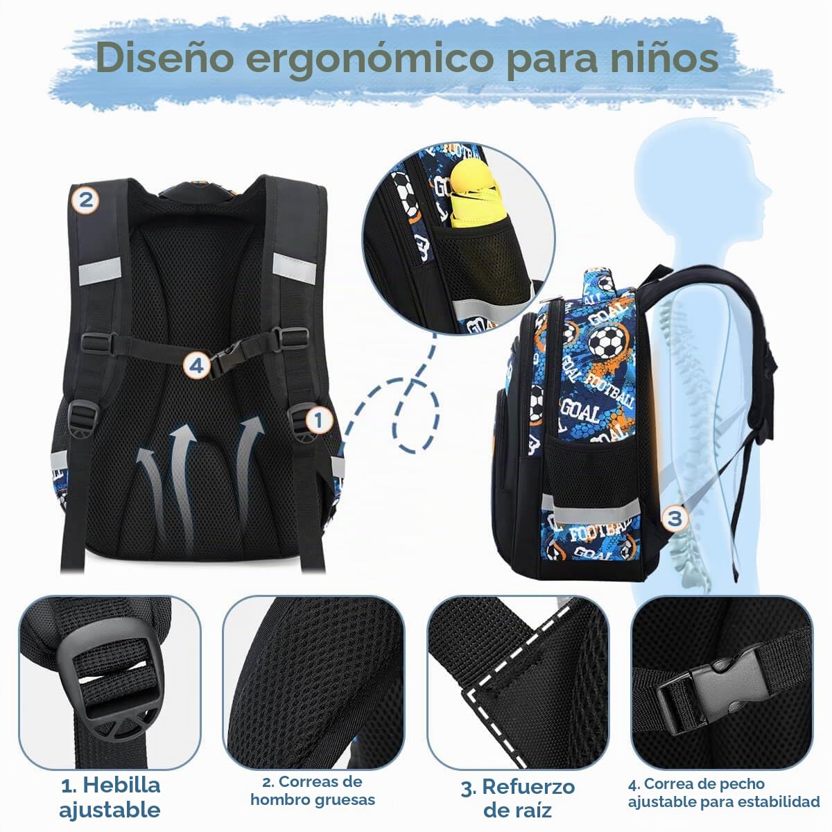 Mochila infantil para niñas, preescolar, primaria, jardín de infantes, mochila escolar de 15.6 pulgadas, multifuncional, bonita y de gran capacidad