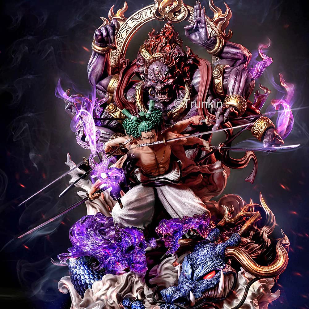 trunkin one piece figure roronoa zoro nine knives max asura 48