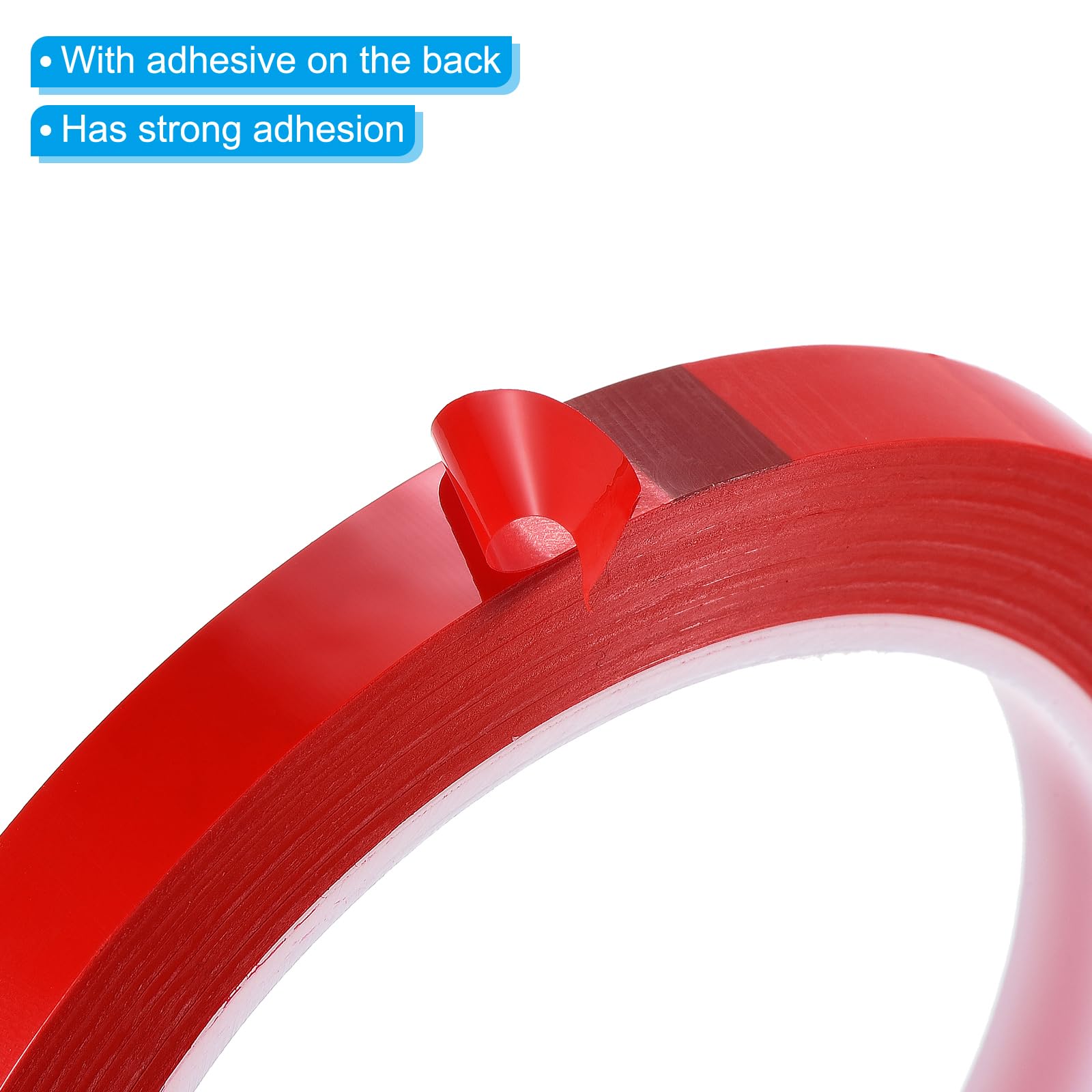 PATIKIL 3/8" Whiteboard Tape, 4 Pack Thin Dry Erase Tape for Graphic Chart Marking DIY Art Red - Image 4