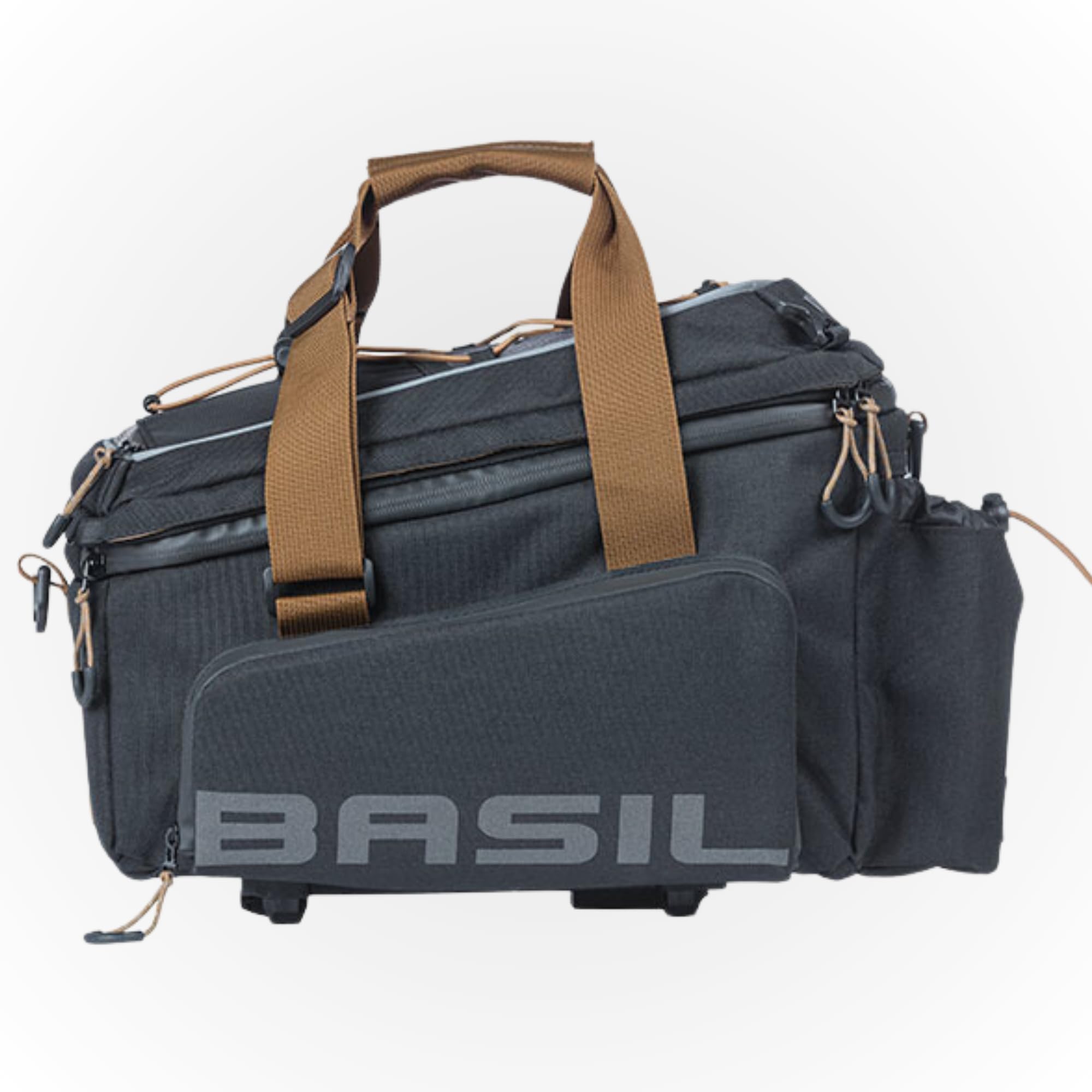 Basil Miles XL Gepäckträgertasche MIK - wasserdichte Fahrradtasche für Gepäckträger - Fahrrad Gepäckträgertasche - mit Tragegriff - 31 x 23 x 20 cm