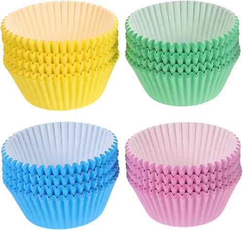 TOYANDONA Greaseproof Cupcake Liners 400 Pack 2.83 Inch Baking Cups for Muffins 