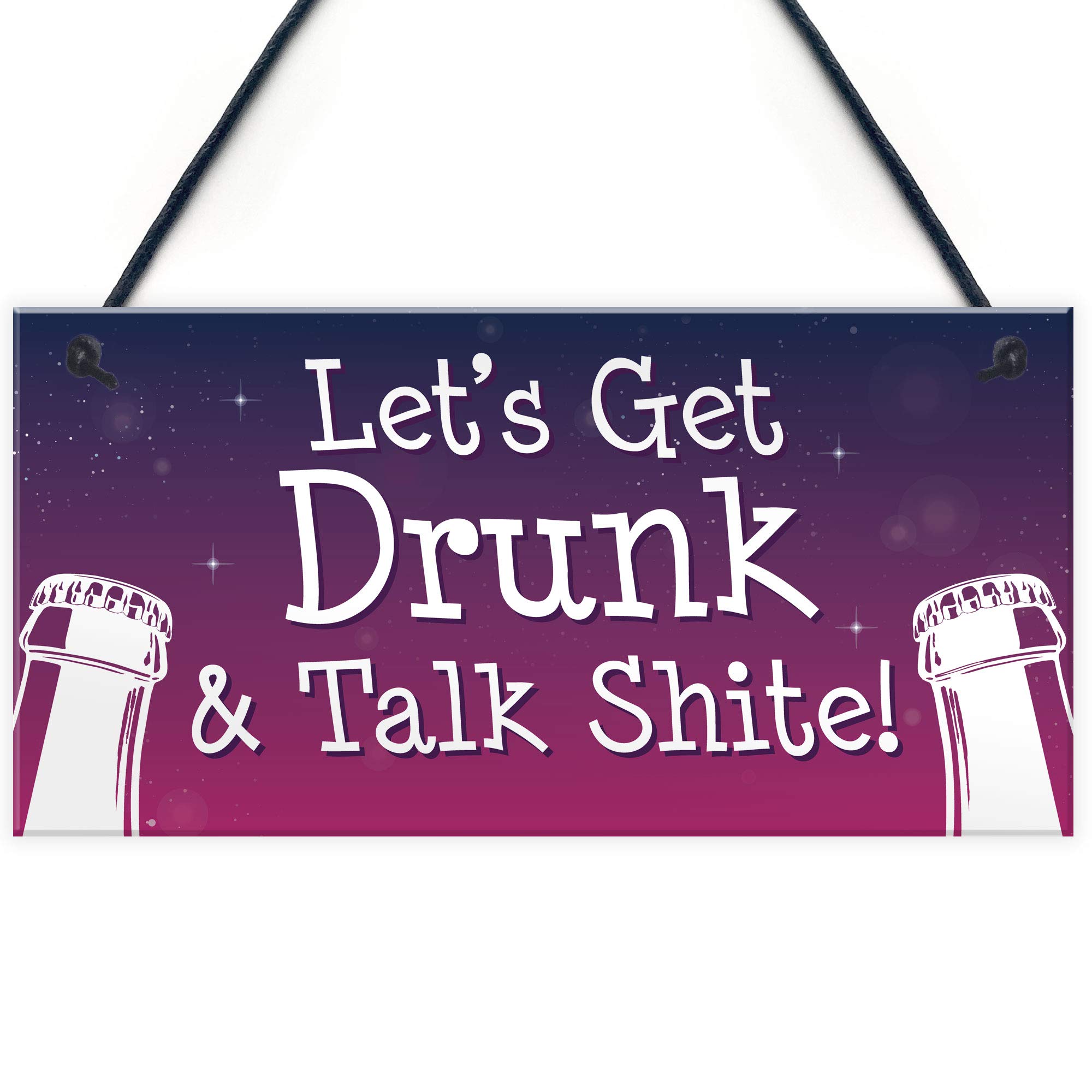 Red Ocean Funny Bar Sign For Garden Home Bar Man Cave Alcohol Beer Gin Gift For Friend