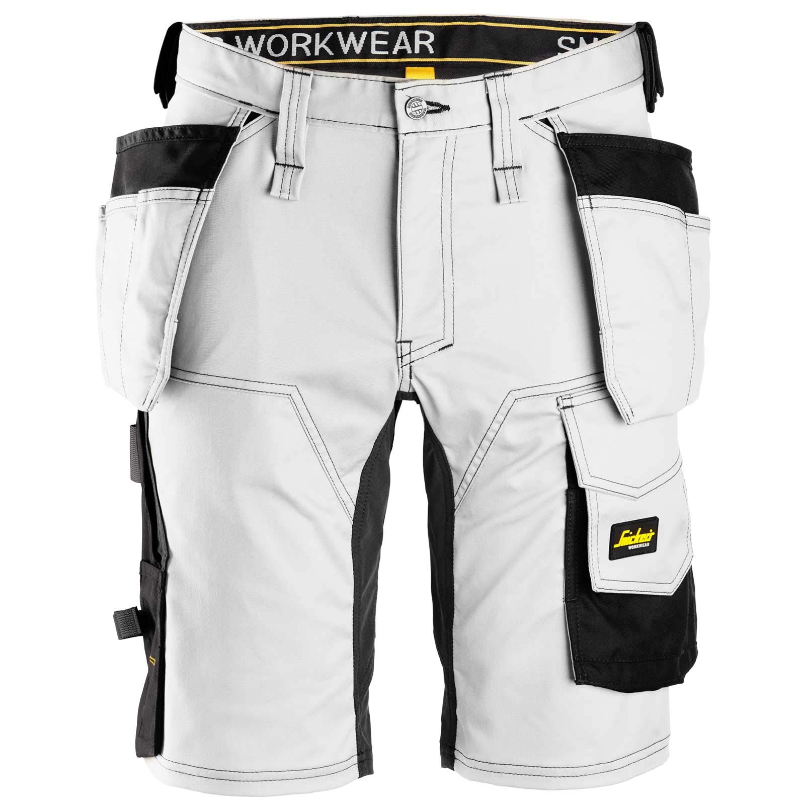 Snickers Workwear x Bermudas, White, 56 para Hombre