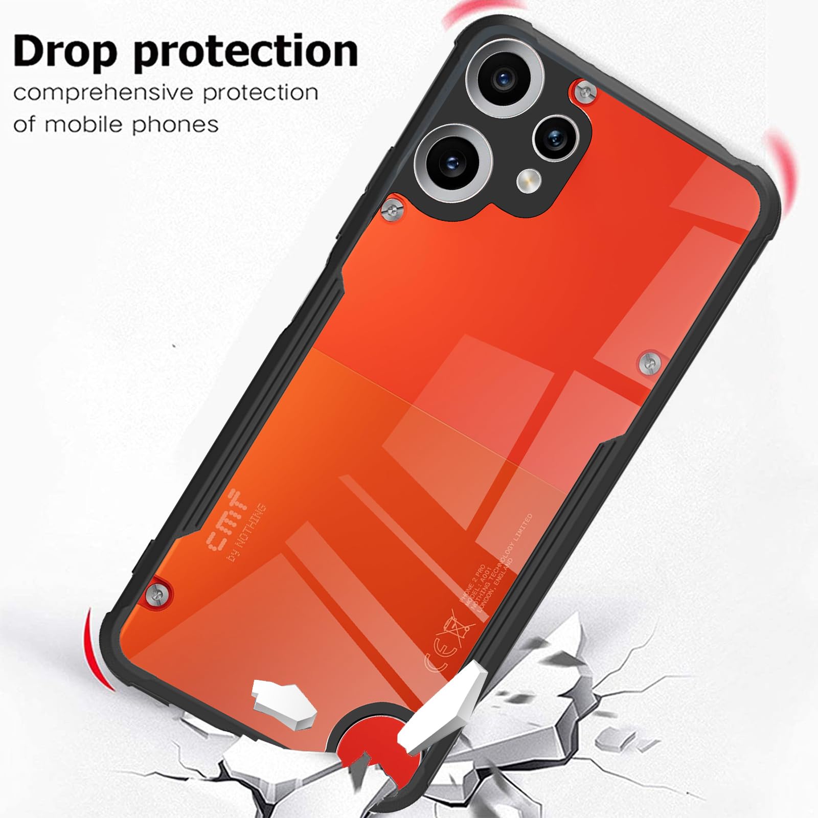 Foluu Clear Case For Nothing CMF Phone 2 Pro - Slim Fit Scratch Resistant TPU - View #8