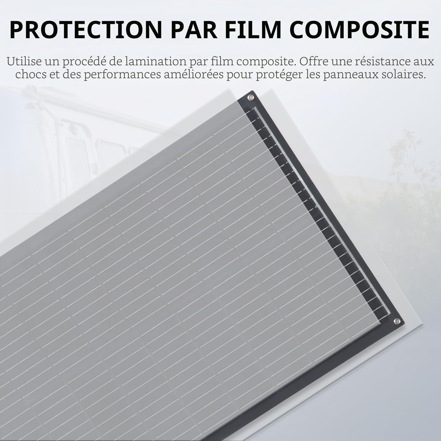 XINPUGUANG Panneau solaire Souple 105 W pour camping-car, bateaux