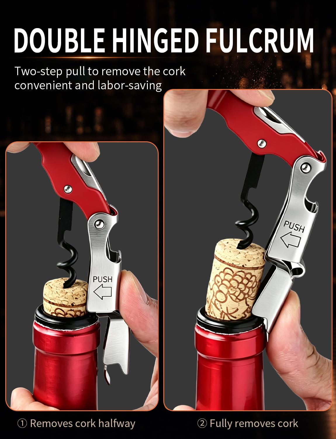 Professional Wine Key - Handcrafted Corkscrew -2 Professional Wine Key - Handcrafted Corkscrew -2