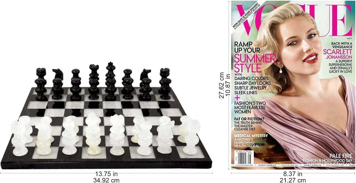 Luxury Hand-Carved Kisii Stone Chess & Checkers Set view 4