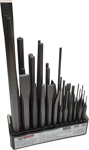 Wilde Tool K36 - Juego de punzón y cincel, 36 piezas