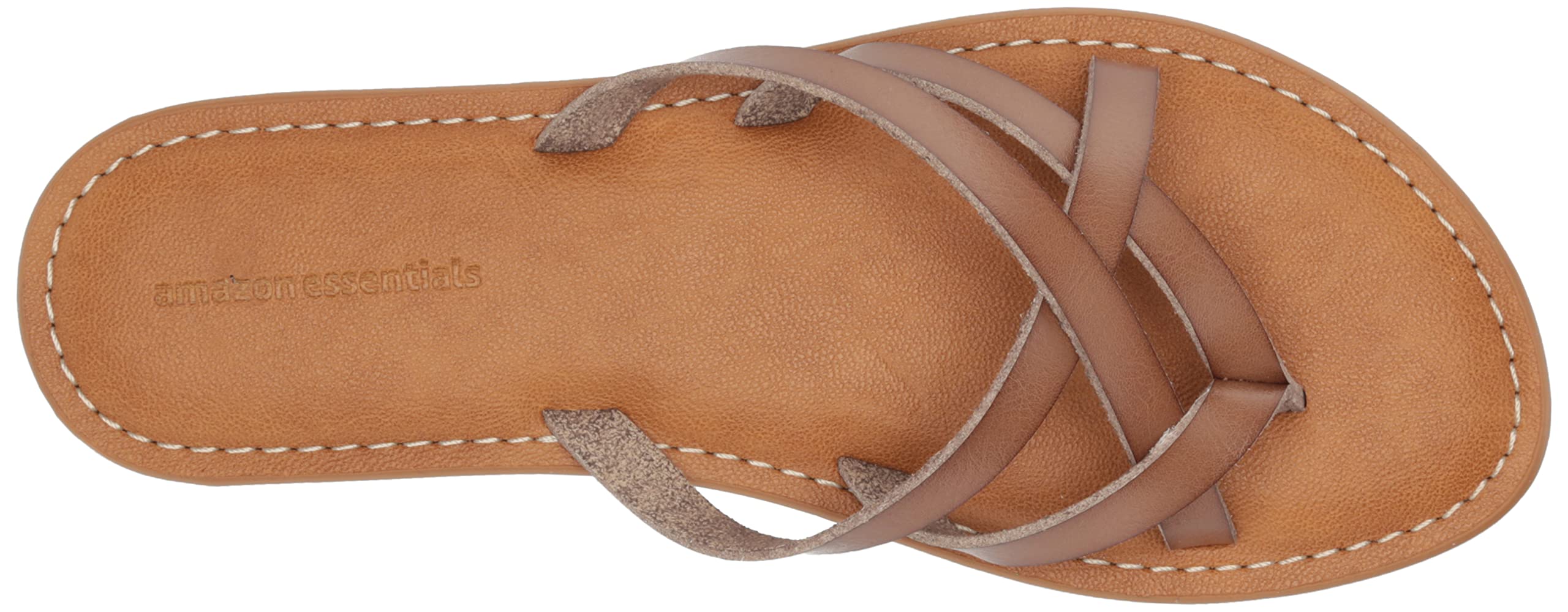 Amazon Essentials Damen Flache Riemchensandale zum Hineinschlüpfen