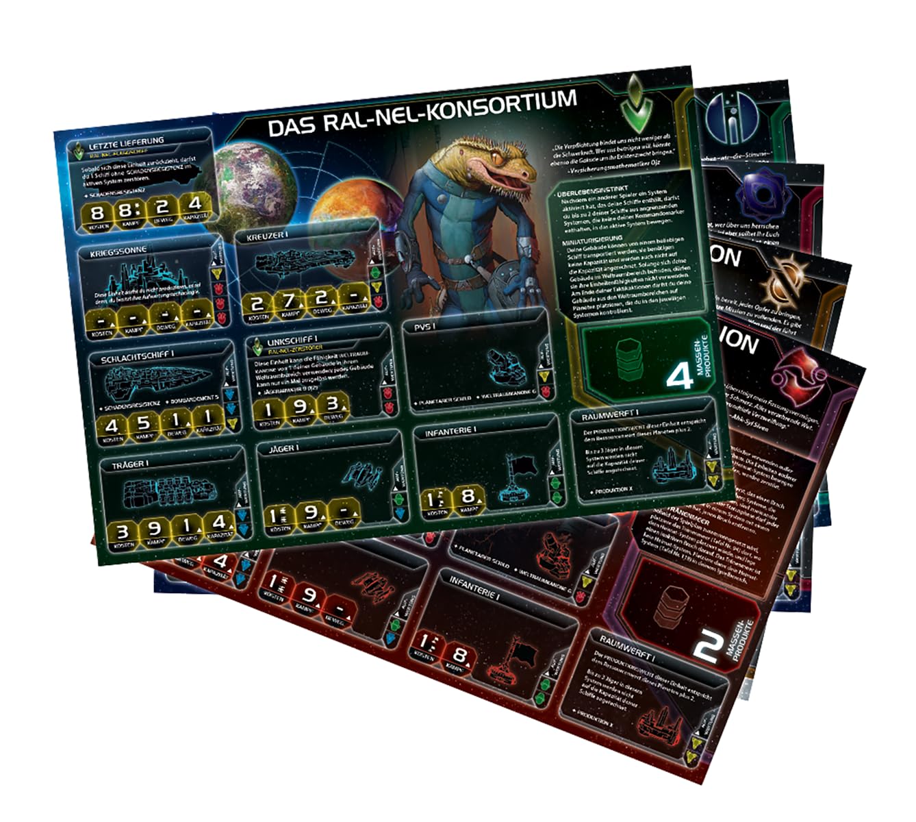 asmodee, Twilight Imperium 4a Edizione - Thunder's Edge, Espansione, Fantasy Flight Game, Gioco di esperti, 3-8 giocatori, 14+ anni, 240-480 minuti, Tedesco