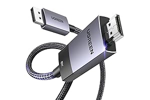 Unleash Visual Brilliance with UGREEN DisplayPort 1.4 to HDMI 2.1 Cable
