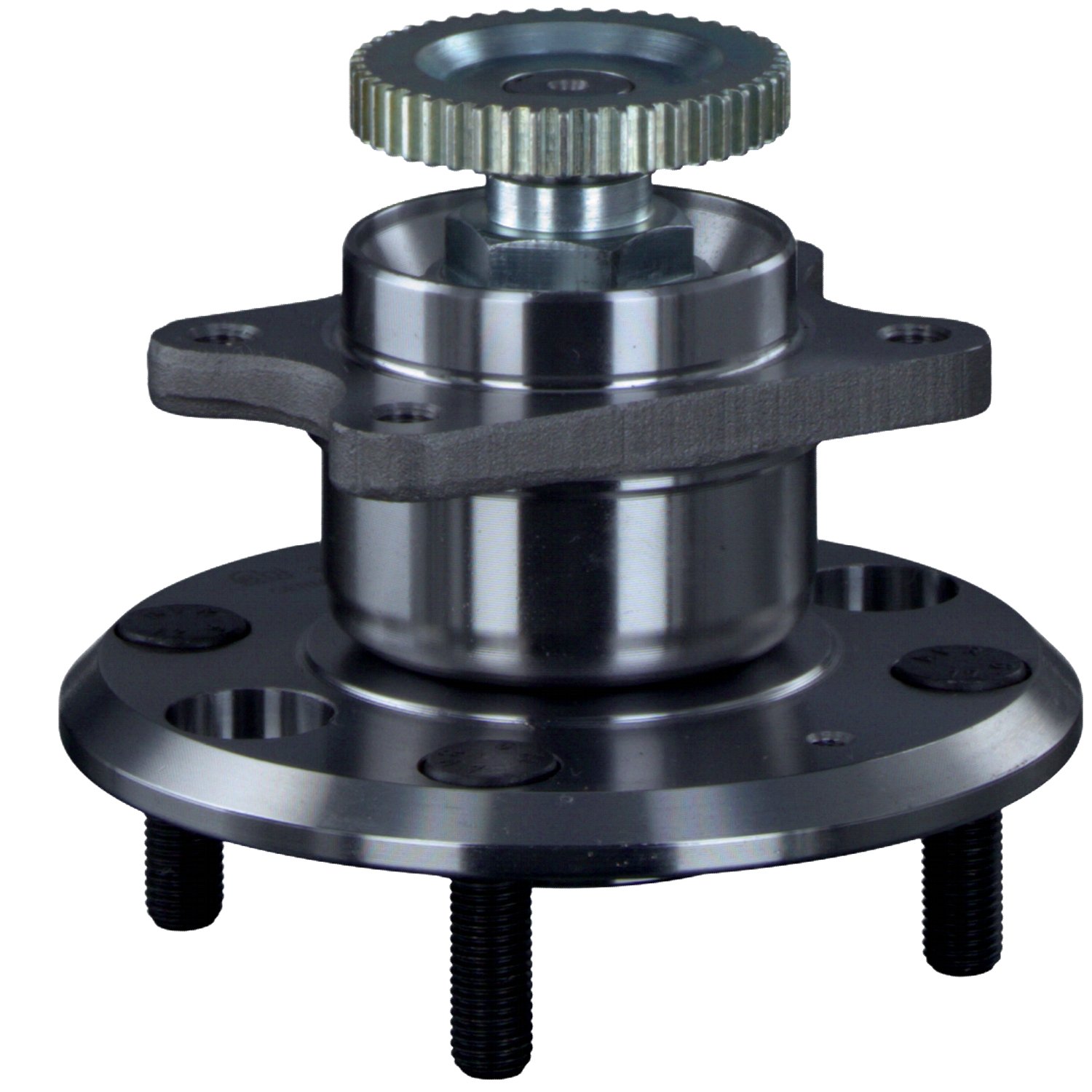 FEBI BILSTEIN Kit cuscinetto ruota 28254 Diametro esterno: 66mm Cuscinetto a sfere obliquo Cuscinetto ruota integrato nel mozzo con anello sensore ABS Compatibilità con KIA Magentis GD, MS, HYUNDAI