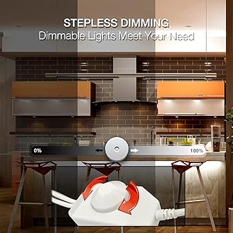 DAYBETTER White LED Strip Light, 40 ft Dimmable Bright Rope Lighting, 6500K 24V Strips, 720 LEDs 2835 Tape Lights for Bedroom, Kitchen, Mirror, Home Decoration(2 Rolls of 20 ft)